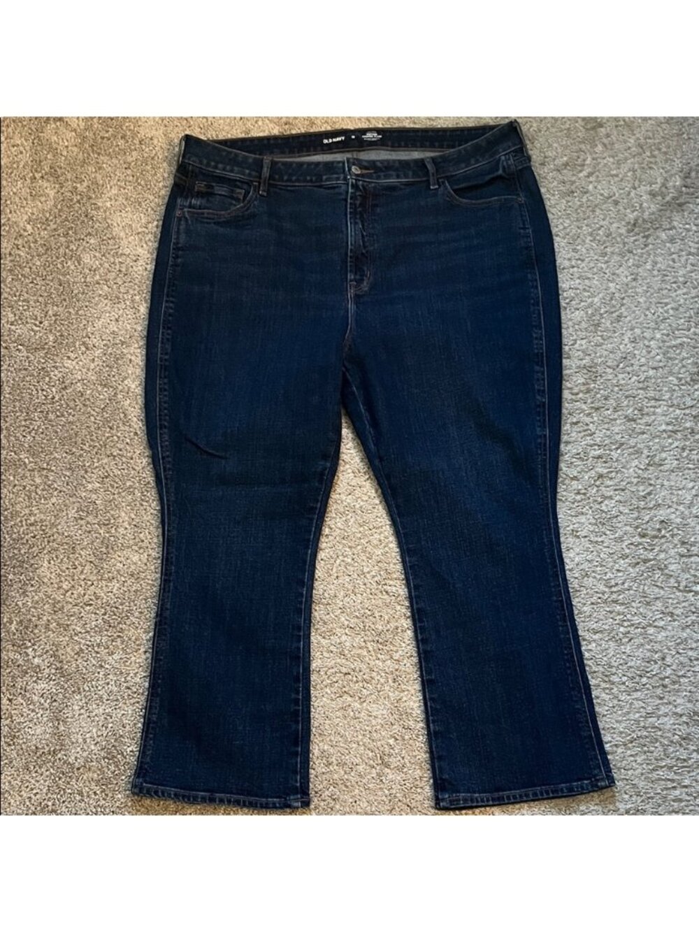 Old Navy Dark Blue cropped flare Leg Jeans